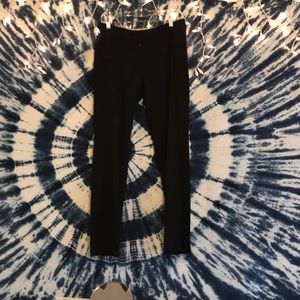 Ann Taylor Straight Leg Black Slacks, size 6